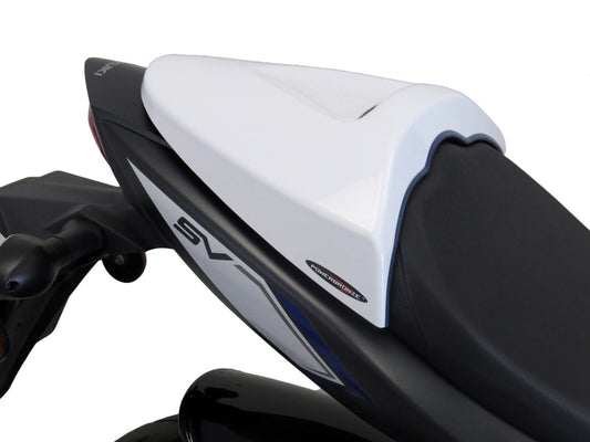 Seat cowl cover Suzuki SV650, SV650X MATTE BLACK - SILVER MESH