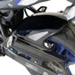 Hugger Rear Guard Suzuki, SV650 16-23 SV650X 17-23 GLOSS BLACK - SILVER MESH
