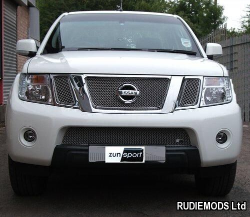 Zunsport fits Navara 2010 - 2013 Upper and Lower Front Grille Set 4 piece