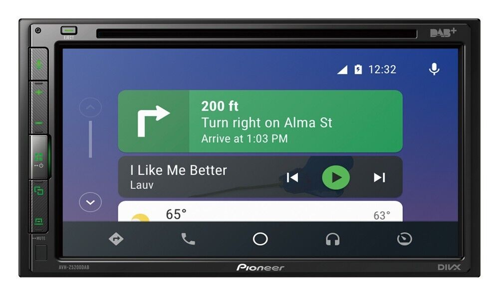 Pioneer AVH-Z5200DAB 6.8" Carplay/android auto touchscreen multimedia player