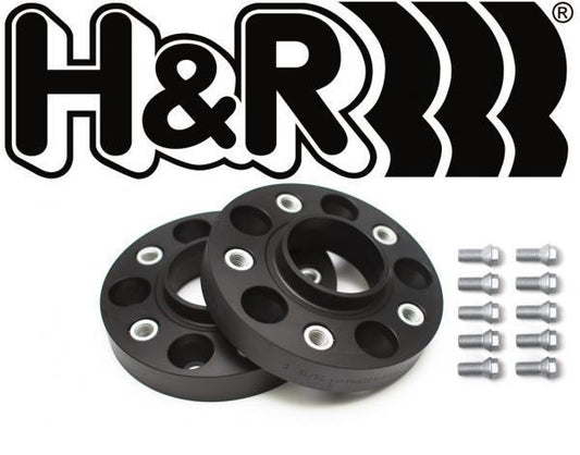 H&R Blackline 25mm Hubcentric Wheel Spacers VW Scirocco Mk3 2008 on