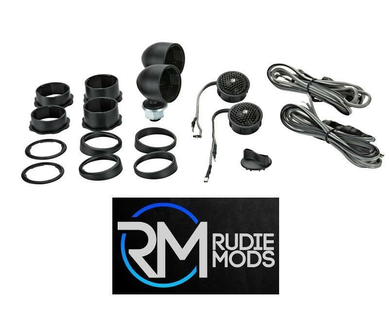 Kicker 46KST2004 KS 0.75" (20 mm) Tweeter Set with Crossovers 65w RMS