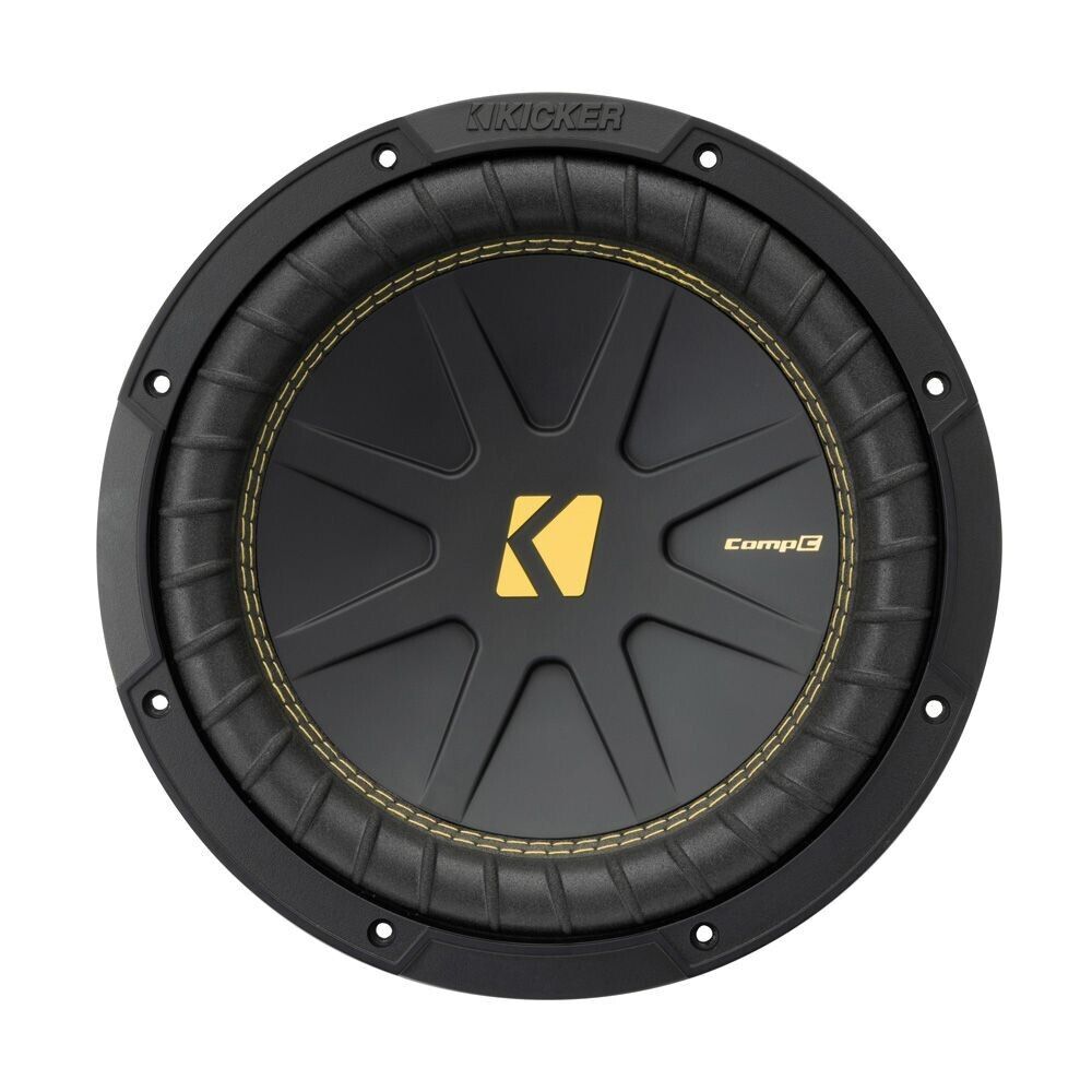 Kicker COMPC 10" SINGLE VOICE COIL SUBWOOFER - 4 OHM 250W RMS KA50CWCS104