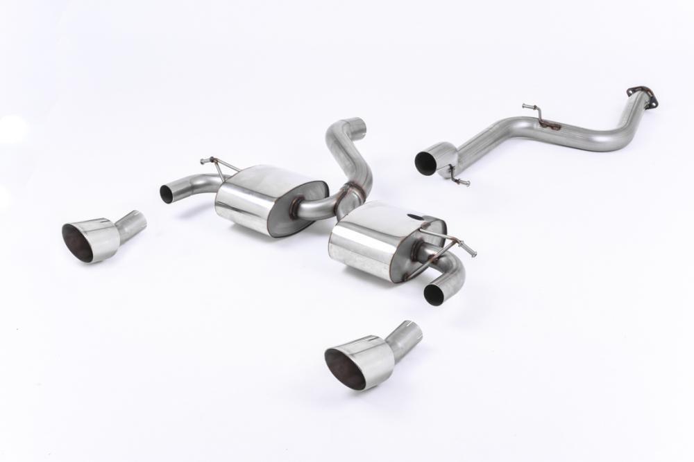 Milltek SSXFD068 Focus RS Mk2 NON Resonated Cat Back Exhaust System