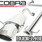 Cobra Sport MG ZR 1.4 1.8 Stainless Steel Cat Back Exhaust System Non-Resonated