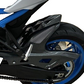 Hugger Rear Mud Guard Suzuki, GSX-8S, GSX-8R CARBON LOOK - SILVER MESH