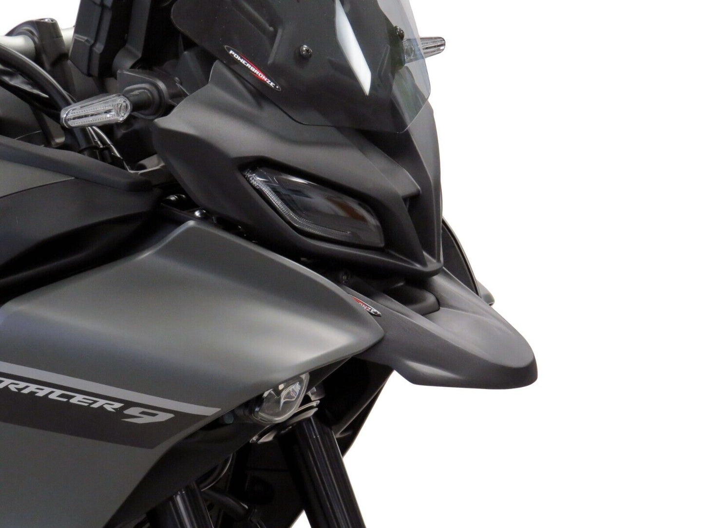 Beak front spray mud guard cover Yamaha TRACER 9, GT, 2021 - 2023 MATTE BLACK