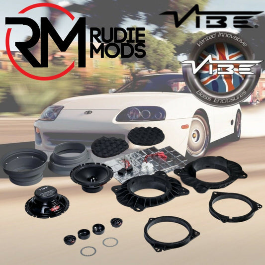 VIBE Optisound 6 Inch Speaker Upgrade for Toyota Venza 2009 – 2014 – Front