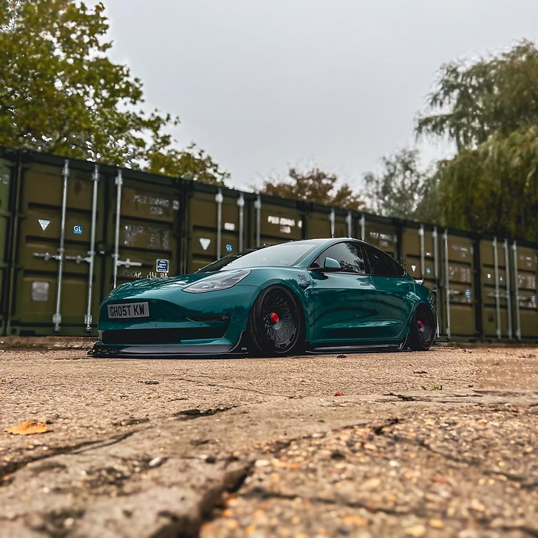 TRC Dark Ghost - Tesla Model 3 Bumper Extension Kit