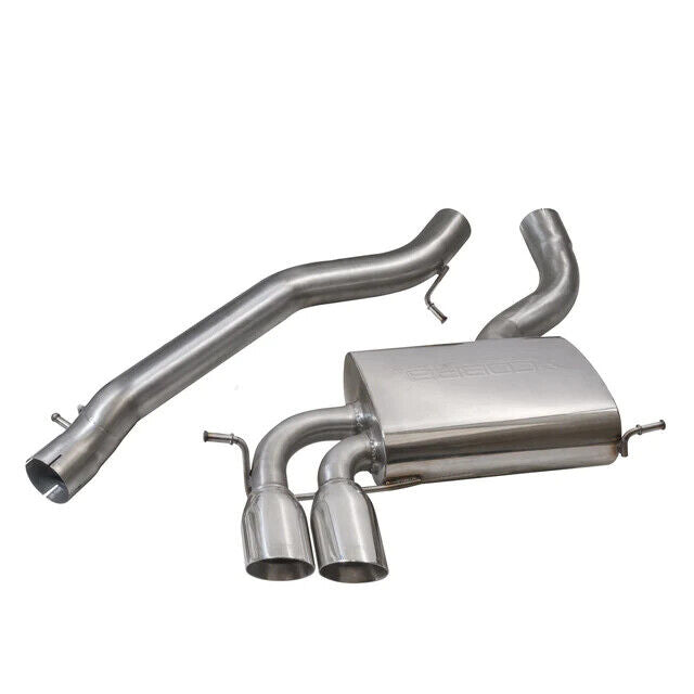 COBRA SPORT Audi S3 8P 3dr 2006-12 Cat Back Performance Exhaust Non Resonated