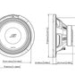 Alpine 10"  600w Dual-Coil Subwoofer S2-W10D2