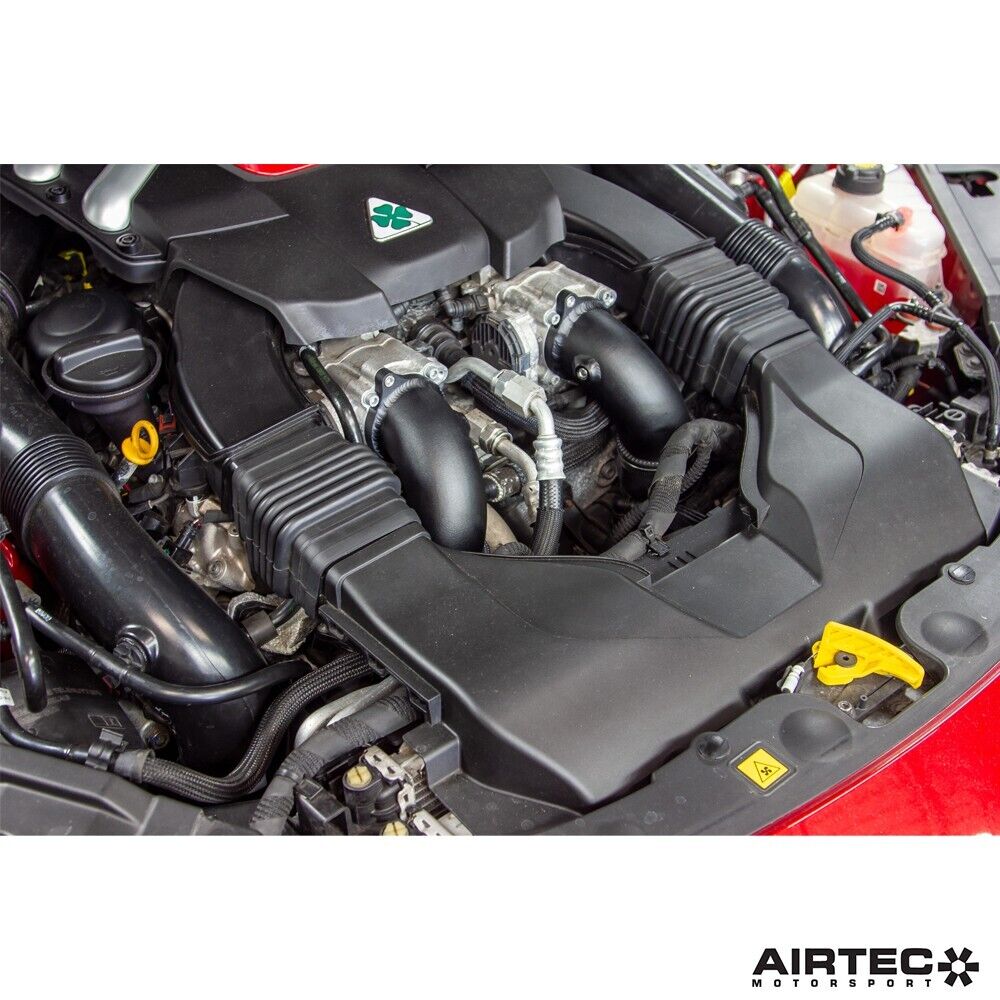 ALFA ROMEO GIULIA QUADRIFOGLIO INLET ELBOWS BY AIRTEC MOTORSPORT