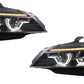 Black DRL LED Daytime Running Projector Xenon Headlights for BMW Z4 E89 2009-13