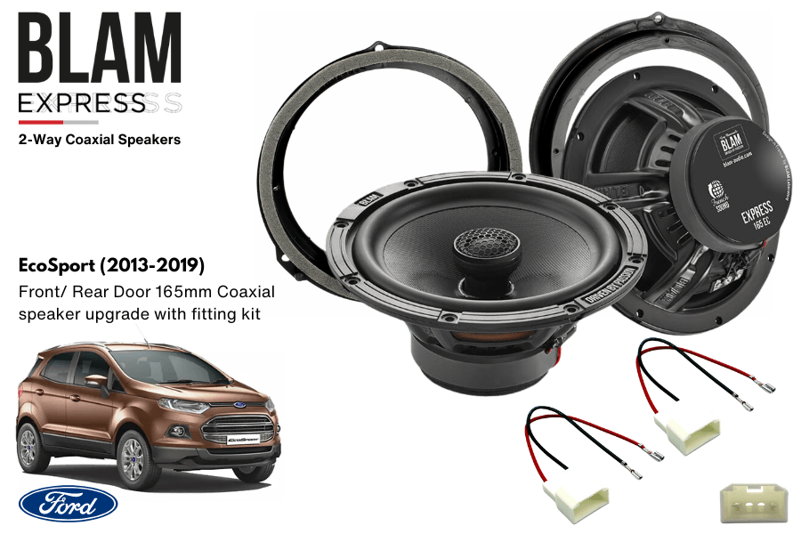 Ford EcoSport BLAM RELAX 165EC Front Door Coaxial Speaker Upgrade