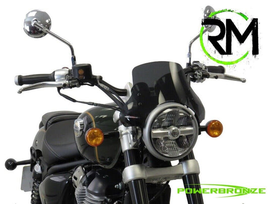 LIGHT SCREEN, WIND DEFLECTOR ROYAL ENFIELD ,SUPER METEOR 650 (155MM HIGH)