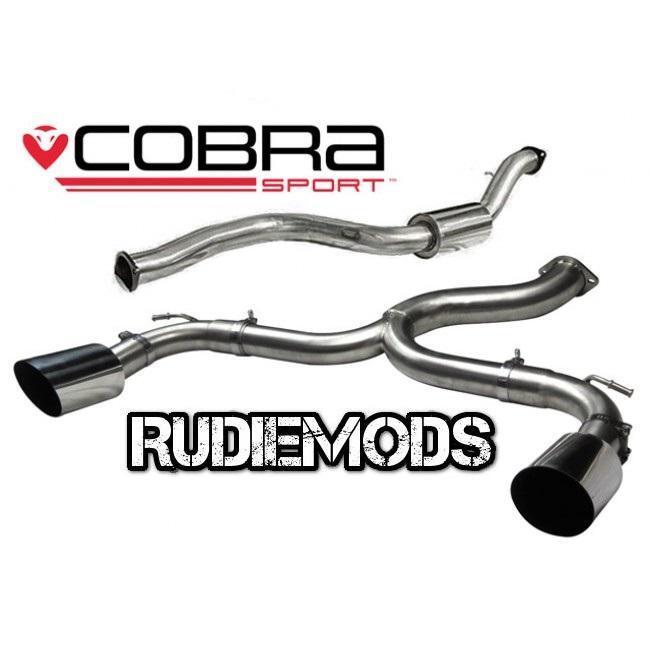 Cobra Sport Ford Focus RS MK2 08-11 Stainless Steel Cat Back System Venom