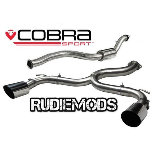 Cobra Sport Ford Focus RS MK2 08-11 Stainless Steel Cat Back System Venom