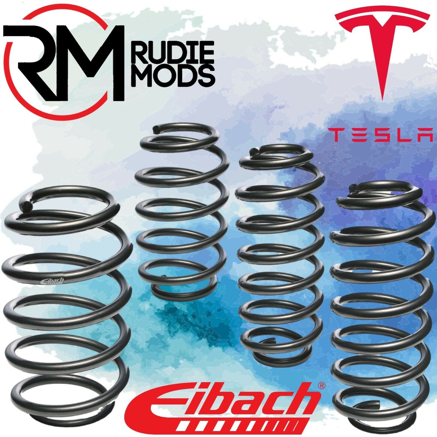 Eibach 25mm Lowering Springs for Tesla Model 3 EV Performance 2018+