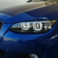 BMW 3 Series E92 E93 2007-10 Black LED 3D DRL Xenon Headlights