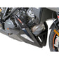 Belly Pan Lower KTM 1290 SUPER DUKE R 14-19, GT 16-23 GLOSS BLACK - SILVER MESH