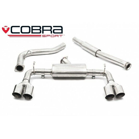 Cobra Sport fits Subaru Impreza STi Hatch 08-12 Cat Back Exhaust System Res 3"