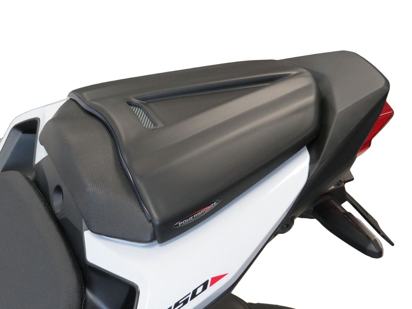 Seat cowl cover HONDA CB750 CB500 Hornet CBR500R CB500F MATTE BLACK -SILVER MESH