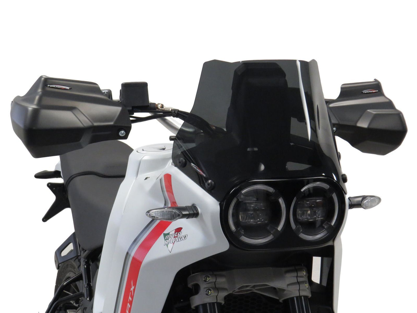 Adventure Sports screen, Wind deflector DUCATI DESERT X, DESERTX RALLY, (235 MM)