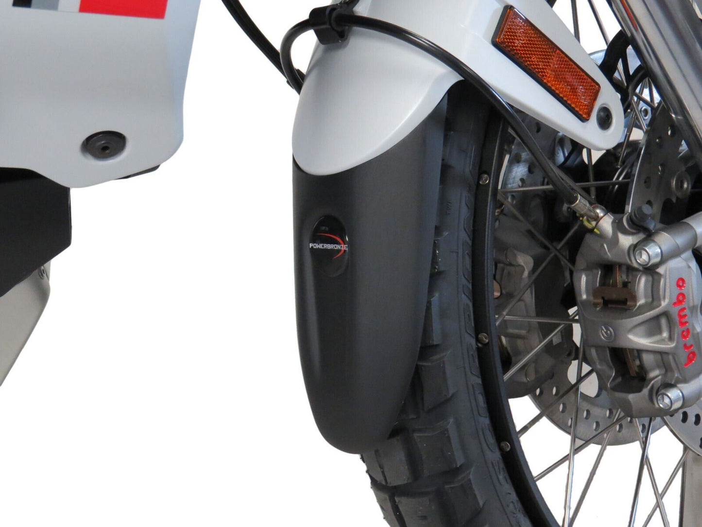 Front Mud Guard extension, rear deflector Bundle DUCATI DESERTX 22-23 matt black