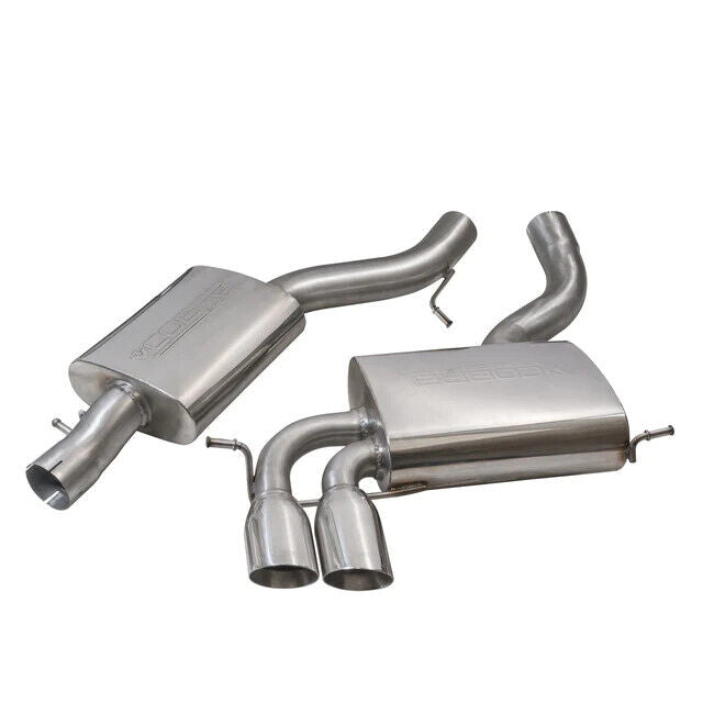 COBRA SPORT Audi S3 8P 3dr 2006-12 Cat Back Performance Exhaust Resonated