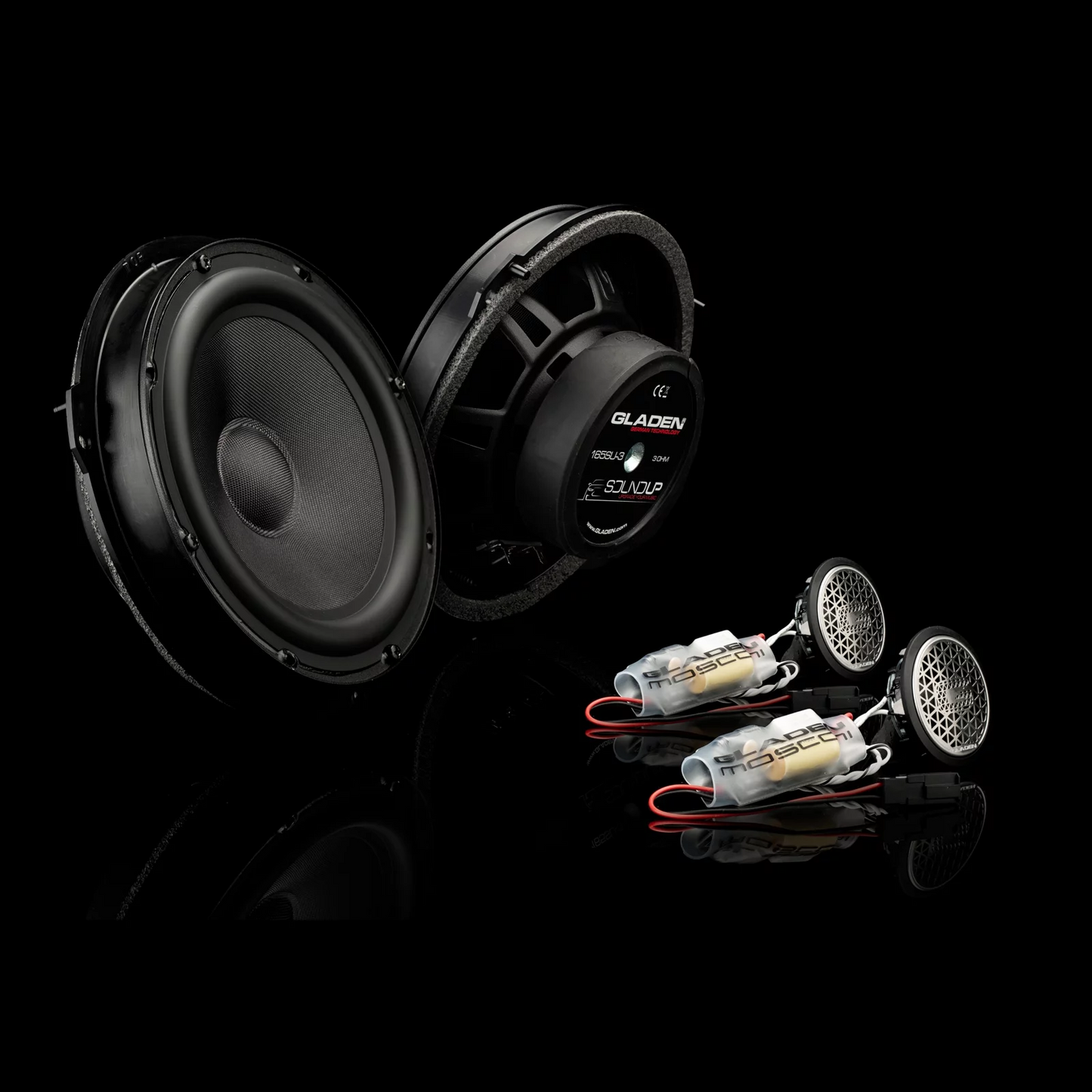 GLADEN ONE - FORD MONDEO MK5 2014 ONWARDS - SPEAKER UPGRADE KIT PLUG & PLAY
