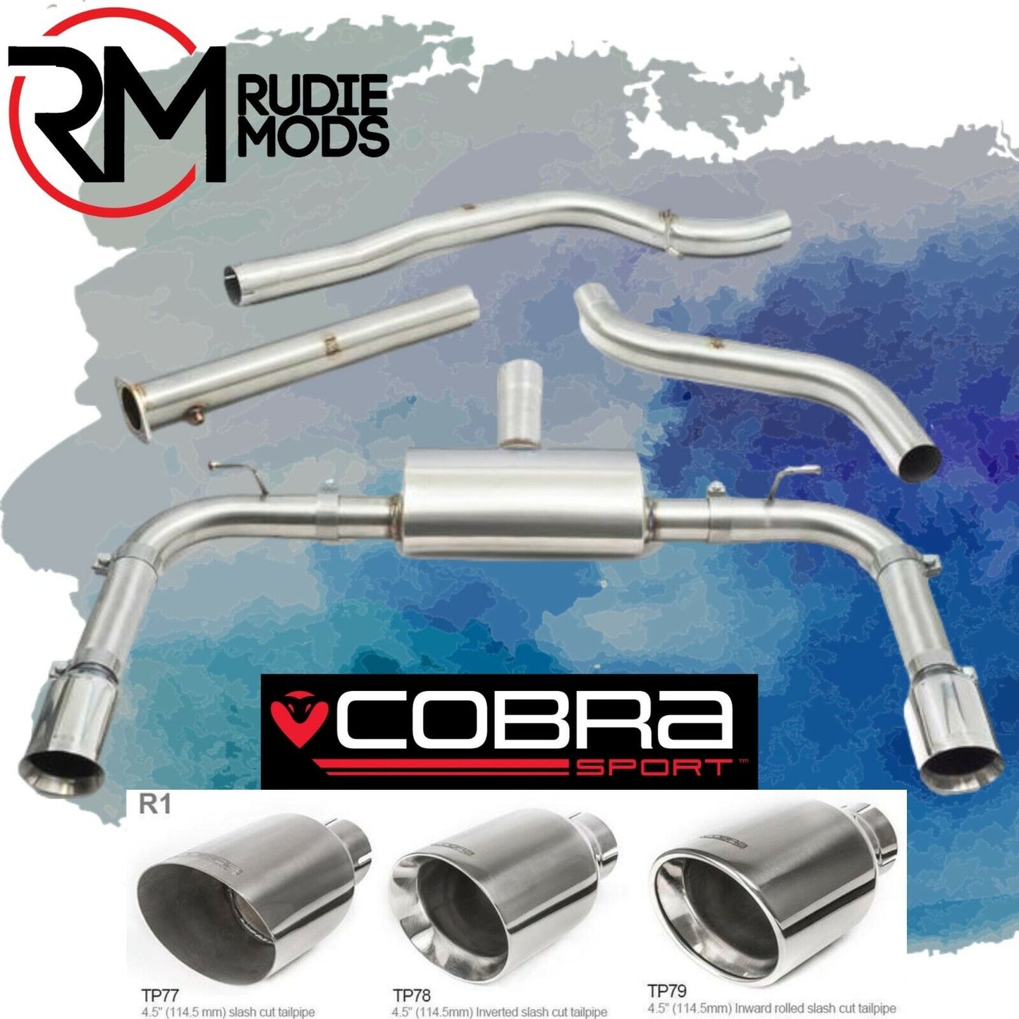 Cobra Sport FD130 Performance Cat Back Exhaust for Ford Focus ST Estate Mk4