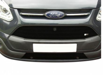 Zunsport Ford Transit Custom 13 On Front BLACK Grille With Parking Sensors
