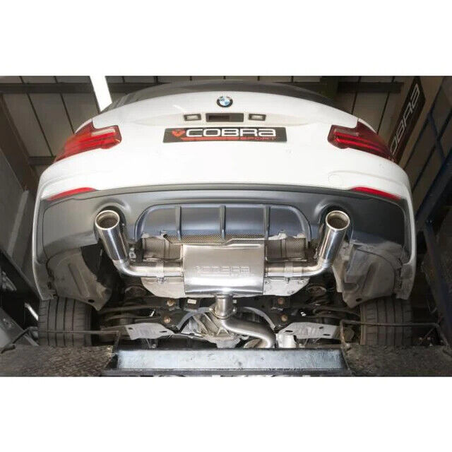 COBRA SPORT BMW M240I F22 LCI 2016+ Cat Back Performance Exhaust Non Resonated