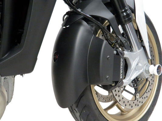 PowerBronze MOTO GUZZI V100 MANDELLO, 22-23 Front Mudguard Extender MATTE BLACK