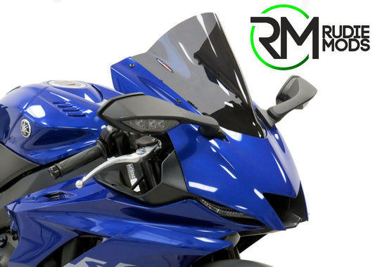 AIRFLOWS Screen wind fly deflector YAMAHA YZF - R6 17 To 2021 EXTRA-HIGH BUBBLE