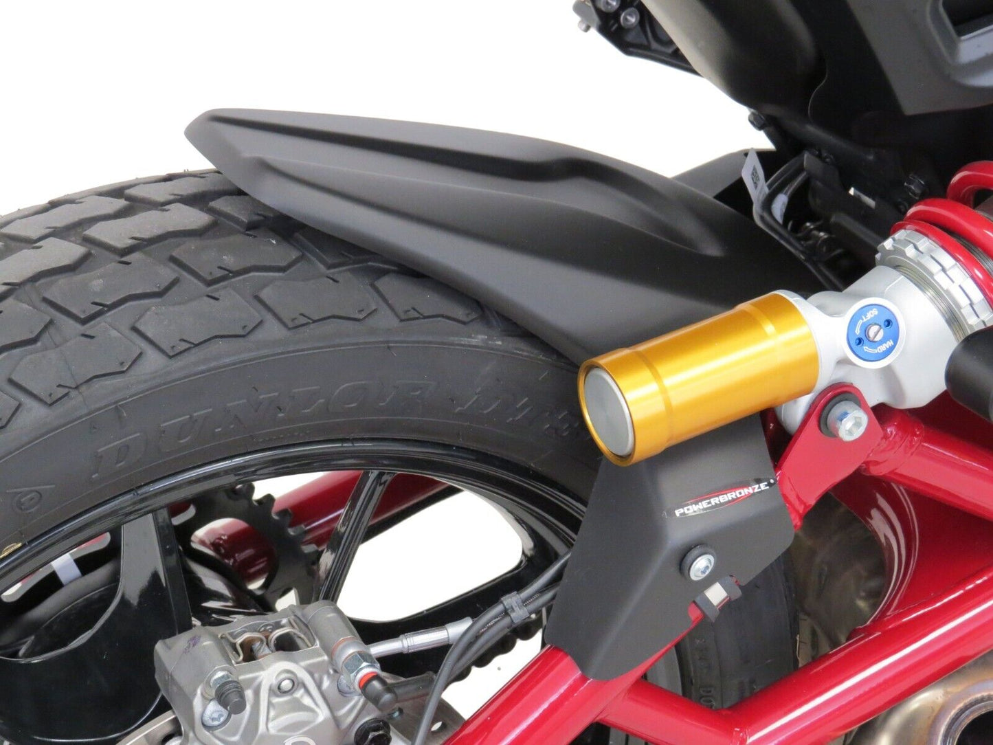 Hugger Rear Mud Splash Guard Fender INDIAN ,FTR1200 2019-2023 MATTE BLACK