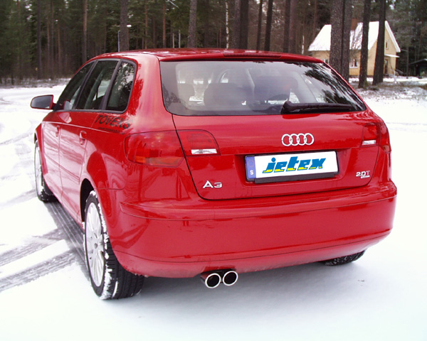 Jetex Exhaust Audi A3 (8PA) 2WD Turbo Sportback 2003+ Half System non-resonated