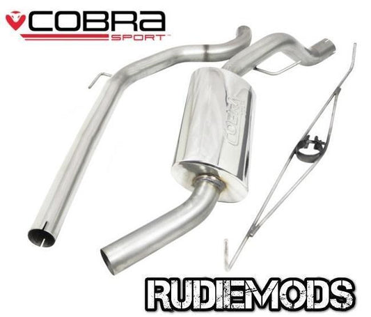 Cobra Sport Vauxhall Corsa D VXR Stainless Steel Cat Back Exhaust System Non Res