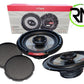 VW Golf MK5 Vibe Pulse 17cm Coaxial 2 Way Front Door Speaker Upgrade Kit