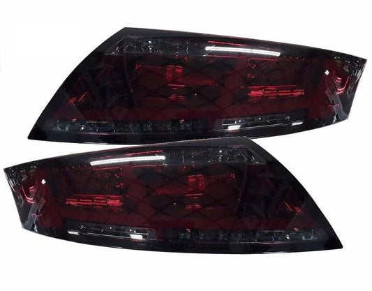 Audi TT 8J Model 2007-2014 LED Red Smoked Rear Tail Lights Sequential Indicators