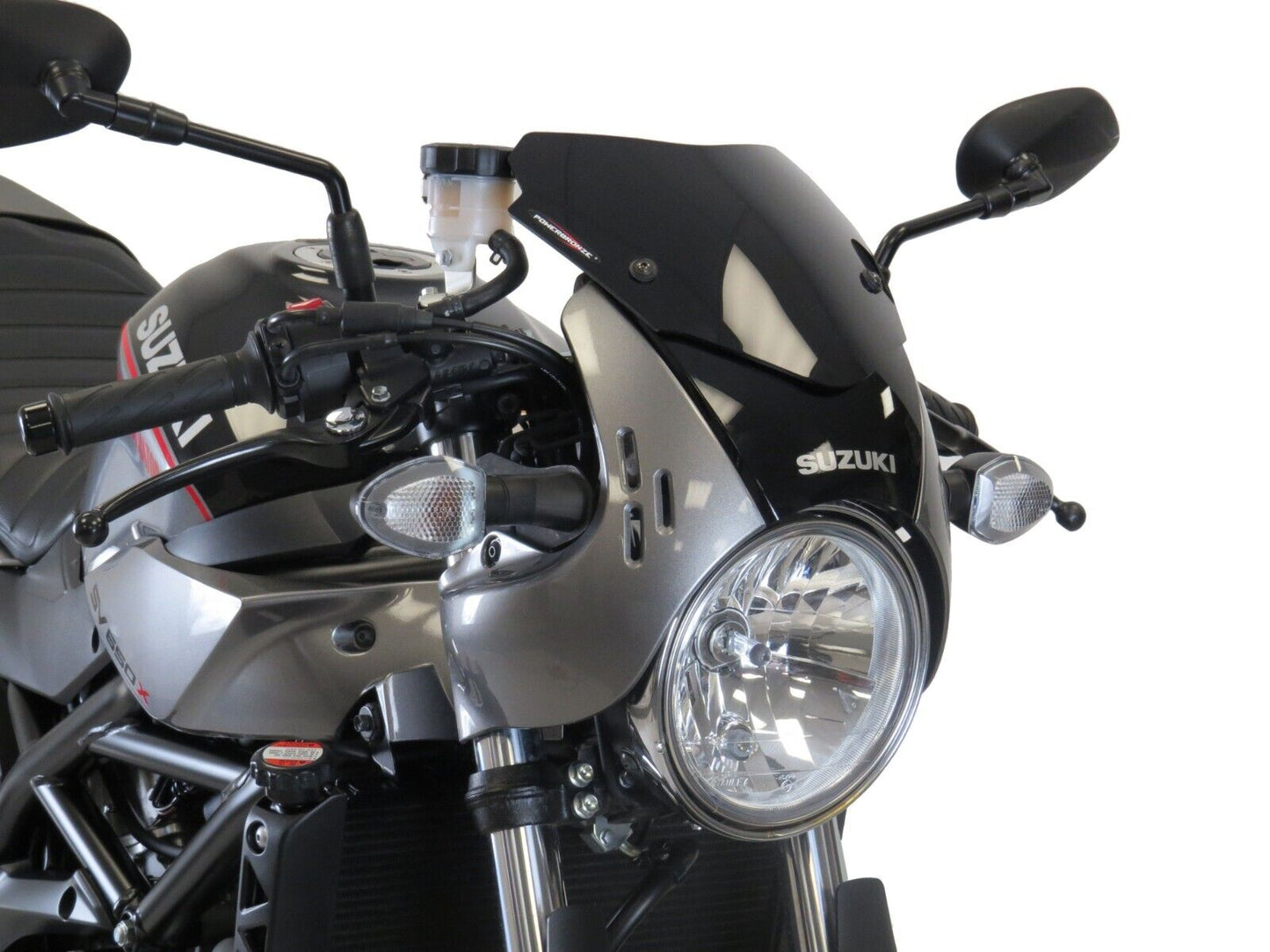 Light Screen Wind deflector (230 MM) Suzuki SV650X 17-23 SOLID BLACK
