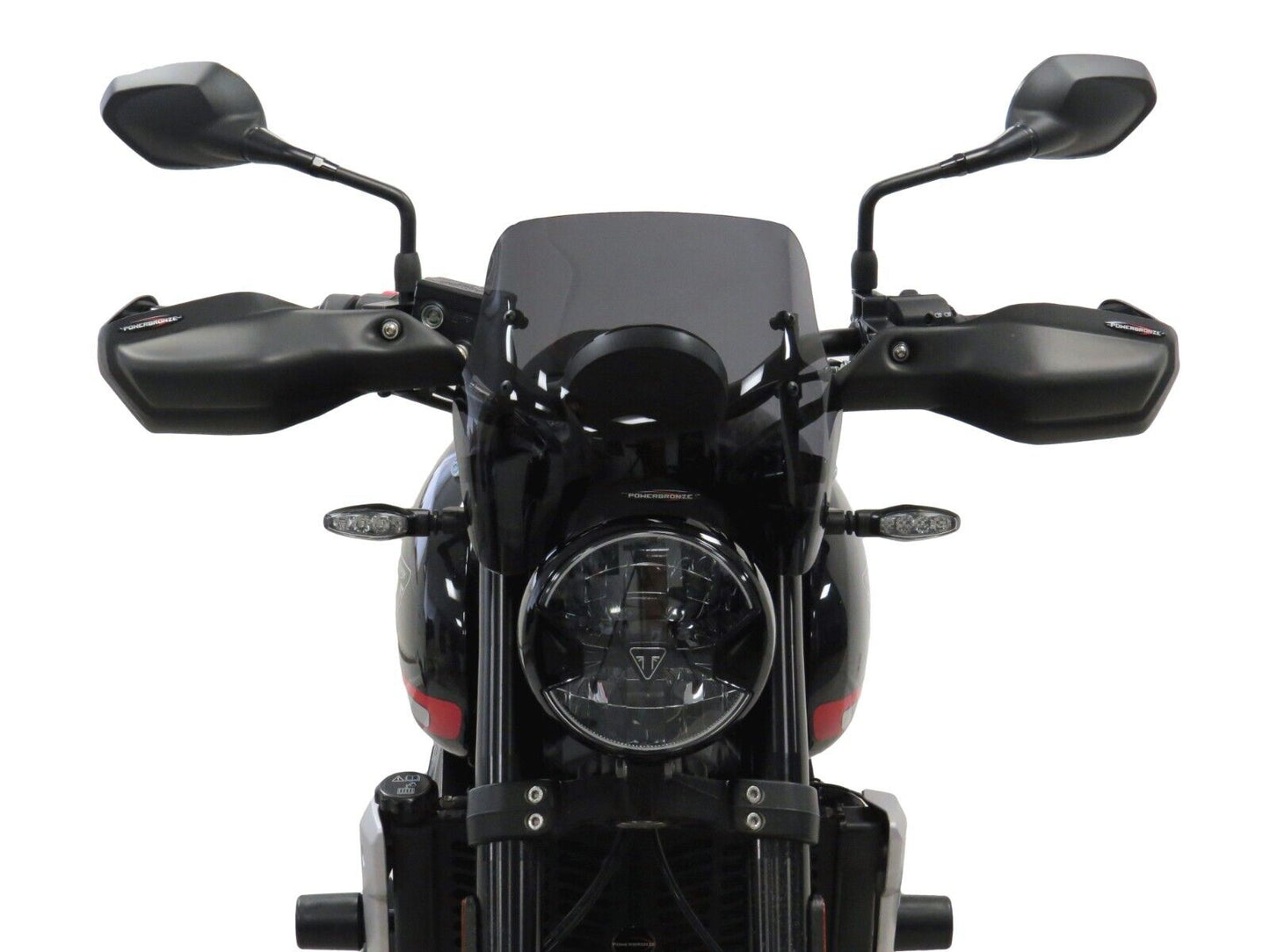 Hand Guards Bar Ends TRIUMPH, TRIDENT 660, 21-23 MATTE BLACK