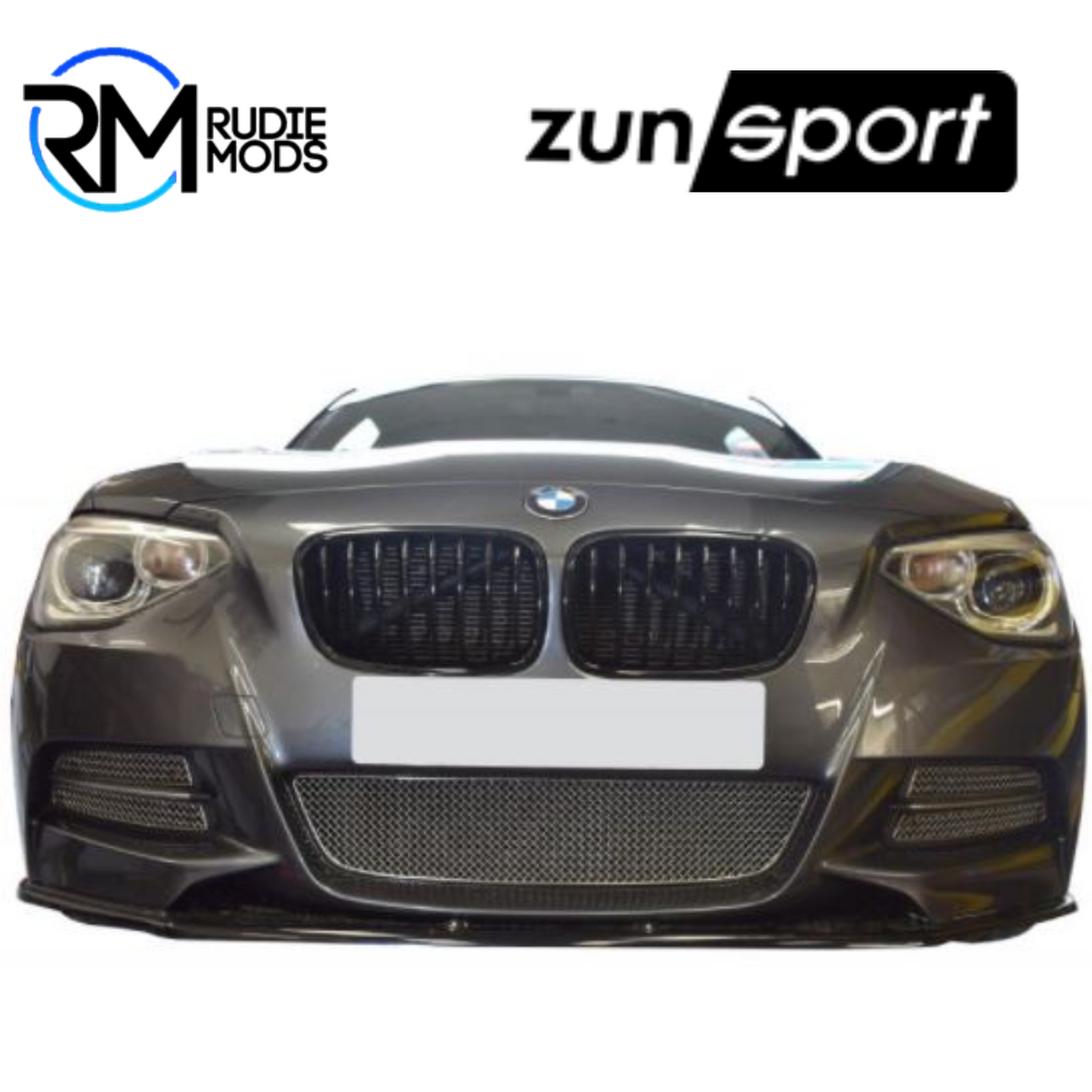Zunsport BMW M135I - FRONT GRILLE SILVER SET 2012-2015