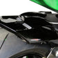 Hugger Rear Guard KAWASAKI ,H2 SX, H2 SX SE GLOSS BLACK - SILVER MESH