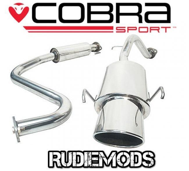 Cobra Sport MG ZR 1.4 1.8 Stainless Steel Cat Back Exhaust System Resonated