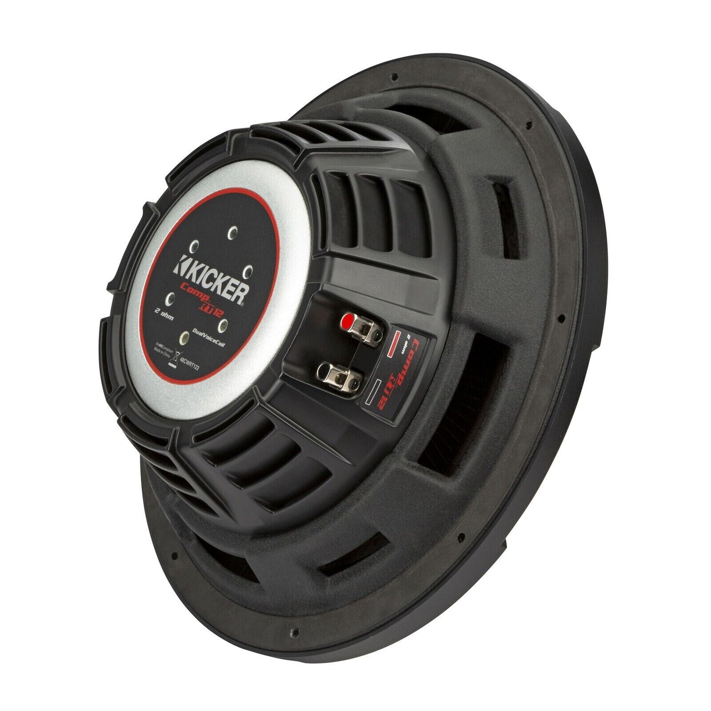 Kicker CompRT 12" Subwoofer Thin Profile 48CWRT122 Car Audio