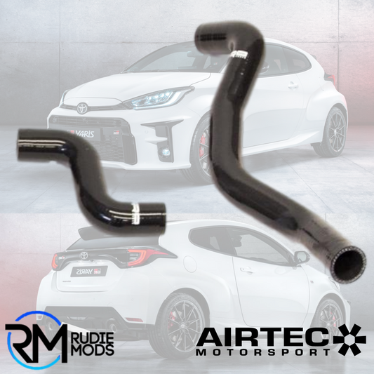 NEW PRO HOSES 2 PCE COOLANT HOSE KIT FOR TOYOTA YARIS GR - BLACK