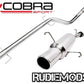 Cobra Sport Vauxhall Corsa C 1.2 1.4 Steel Cat Back Exhaust System Non