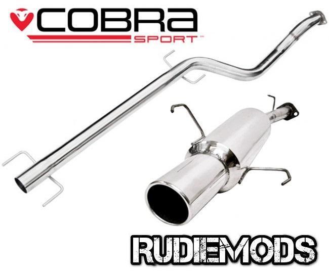 Cobra Sport Vauxhall Corsa C 1.2 1.4 Steel Cat Back Exhaust System Non