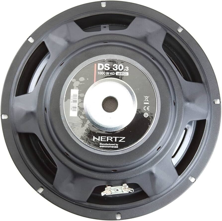 Hertz Dieci 12" Car Subwoofer 500w 4 ohm DS30.3